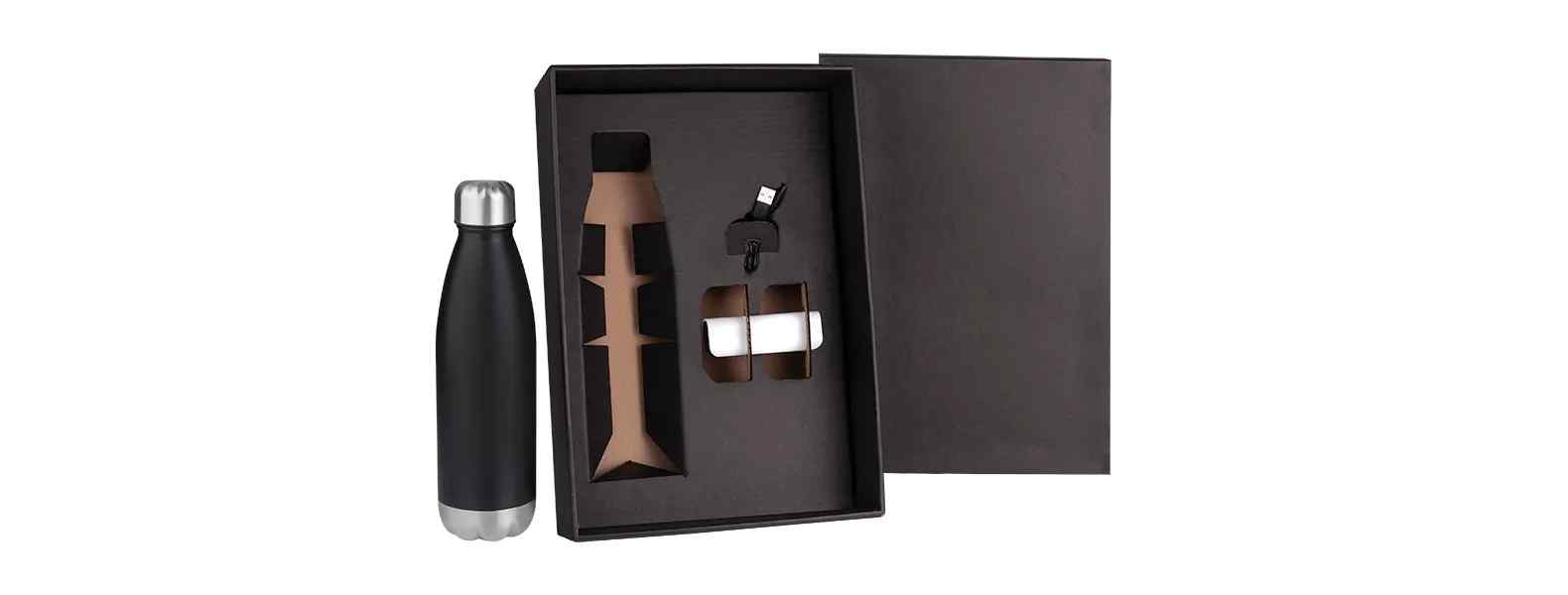 Kit Garrafa e Carregador Portátil Personalizado 