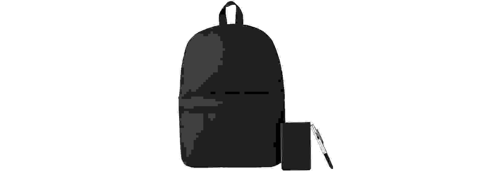 Kit Mochila, Bloco E Caneta Personalizado