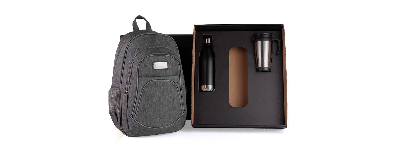 Kit Mochila, Garrafa E Caneca Personalizado