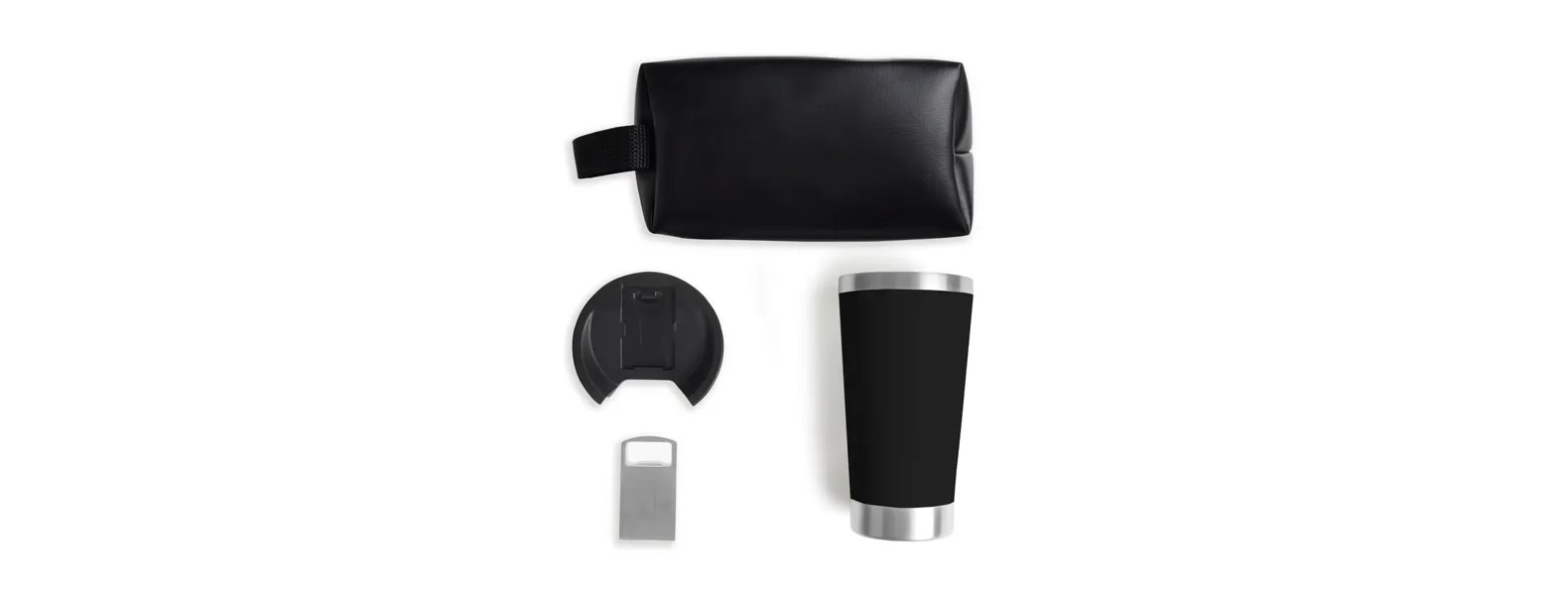 Kit Necessaire e Copo Térmico Personalizado Para Brindes 