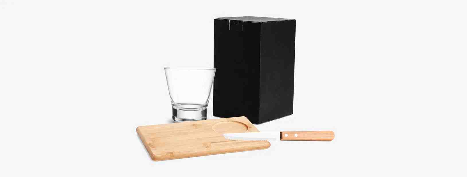Kit Para Caipirinha Em Bambu Personalizada com Logo