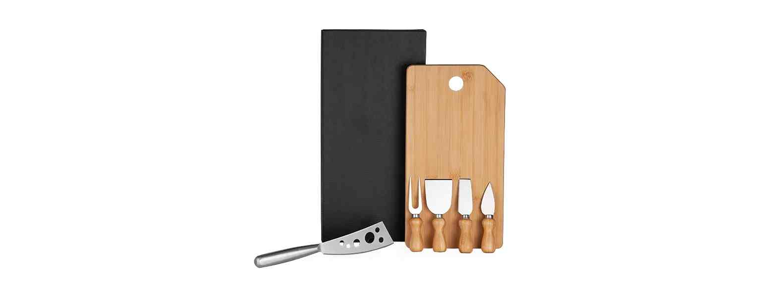 Kit para Queijo Em Bambu / Inox Oregon Personalizado