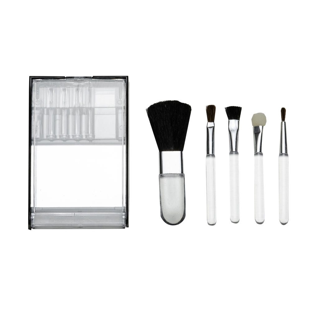 Kit Pincel Para Maquiagem Com Estojo Plástico Personalizado Kit Pincel Para Maquiagem Com Estojo Plástico Personalizado