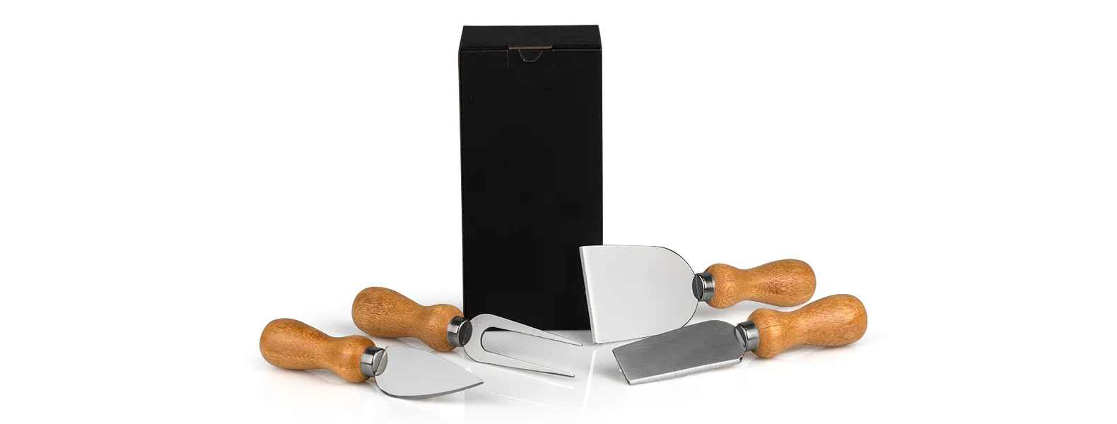 Kit Queijo 4 Peças com Logo 