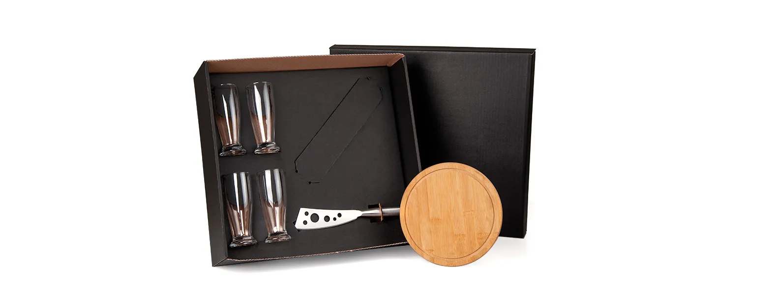 Kit Queijo e Cerveja 6 Peças com Logo 