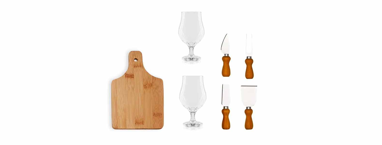 Kit Queijo e Cerveja 7 Peças com Logo 