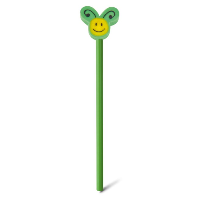 Lápis Com Boneco De Borracha Personalizado