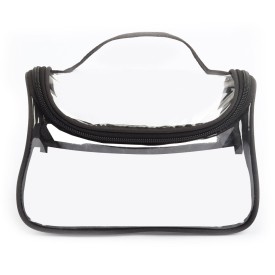 Necessaire De Pvc Com Zíper Na Cor Preta Para Brinde Personalizado