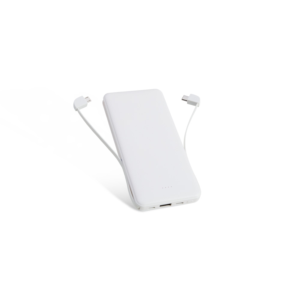 Power Bank 10.000mAh com Carregamento via Indução ou via Cabo Personalizado Power Bank 10.000mAh com Carregamento via Indução ou via Cabo Personalizado