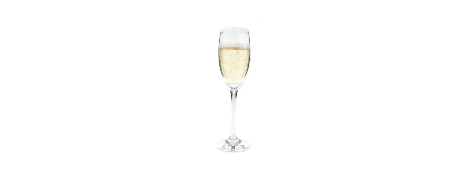 Taça De Vidro p/Champagne 190 Ml c/ Espaço p/Garrafa Mini Personalizado